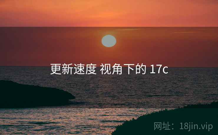 更新速度 视角下的 17c