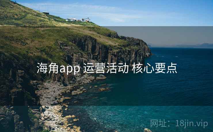 海角app 运营活动 核心要点